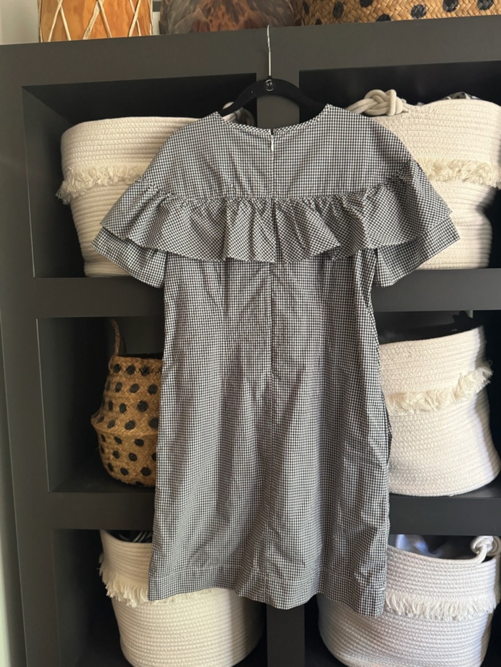 Gingham Ruffle Dress - Picture 9 of 9